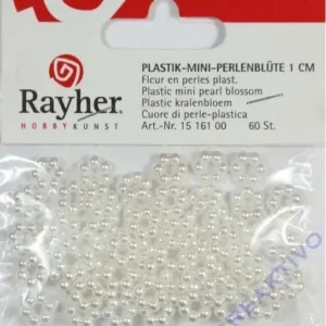 RAYHER - FIORI DI PERLA PLASTICA 60PZ