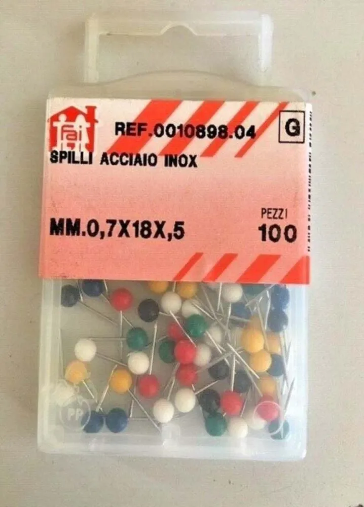 ORECA - SPILLI ACCIAIO INOX 0.7X15MM 100PZ
