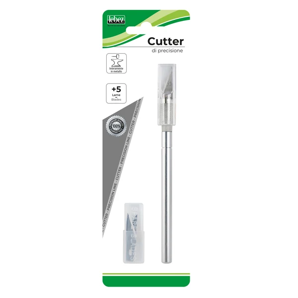 Cutter Hobby Knife Blister Con 5 Lame Art.C-601
