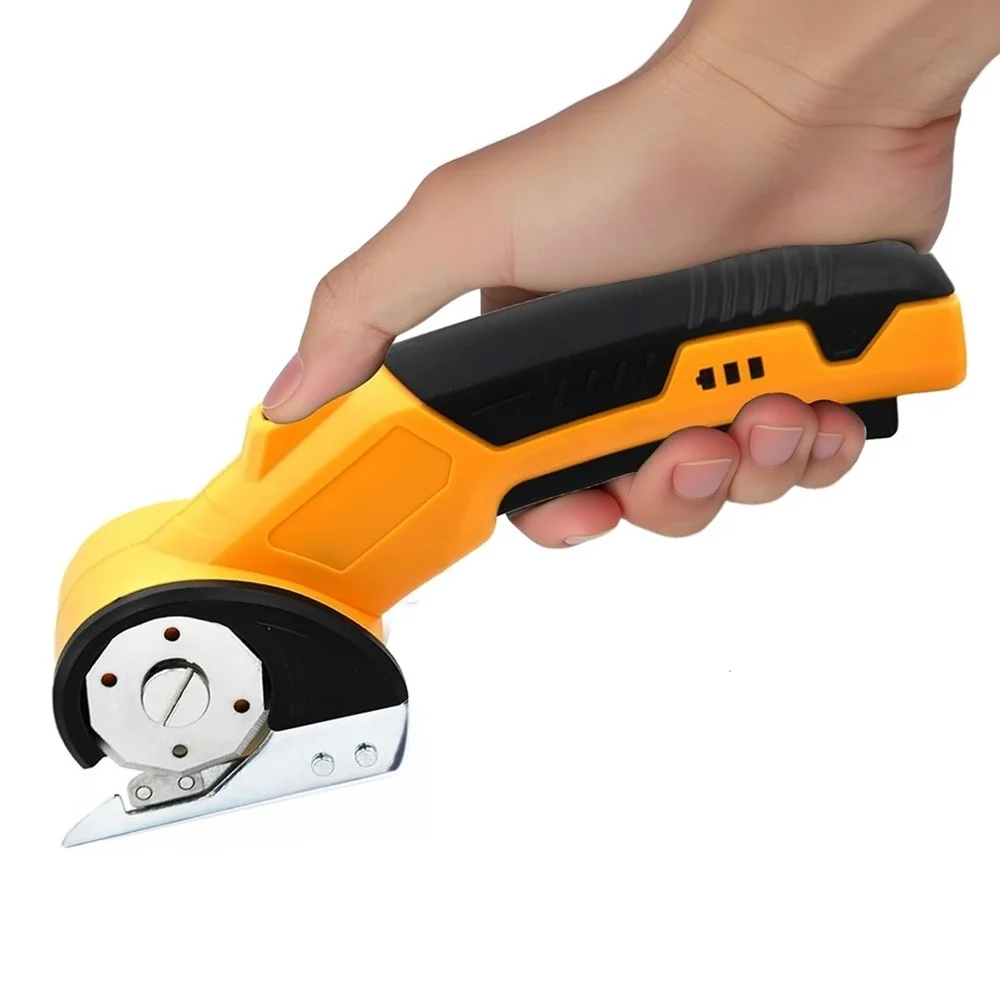 Forbice Elettrica Batteria 1500mah Cordless Taglierina Rotativa Velocità 320rpm Luce Led