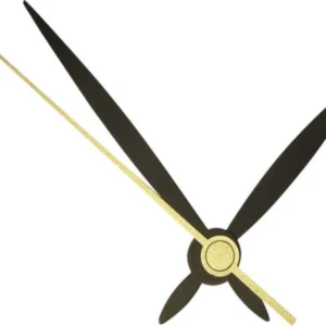 RAYHER - LANCETTE PER OROLOGIO DA CASA 45X64MM - COLORE NERO E ORO