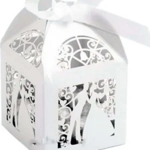Scatoline Da Regalo Portaconfetti Porta Confetti Dolci Bianco Matrimonio Wedding