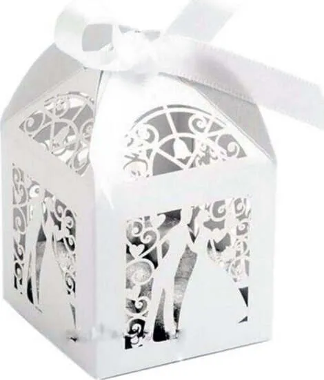 Scatoline Da Regalo Portaconfetti Porta Confetti Dolci Bianco Matrimonio Wedding