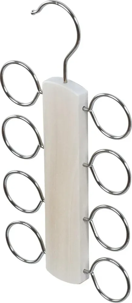 DOMOPAK - PORTA FOULARD LEGNO CHIARO 13x1,4x26 CM