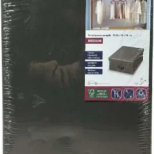 DOMOPAK - SCATOLA GREY MANIGLIE PELLE MEDIUM