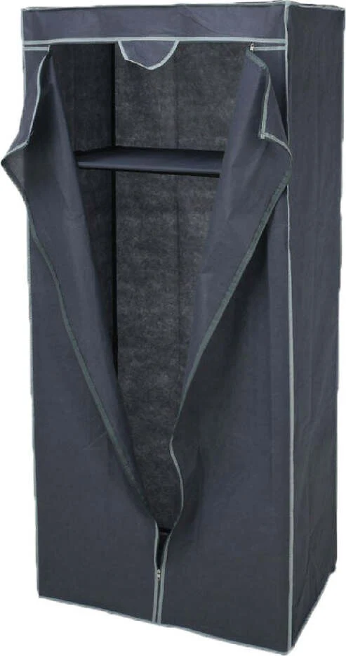 GUARDAROBA PIEGHEVOLE cm 141 x 45 x h.167 (l x p x h) + 8 ripiani Koopman
