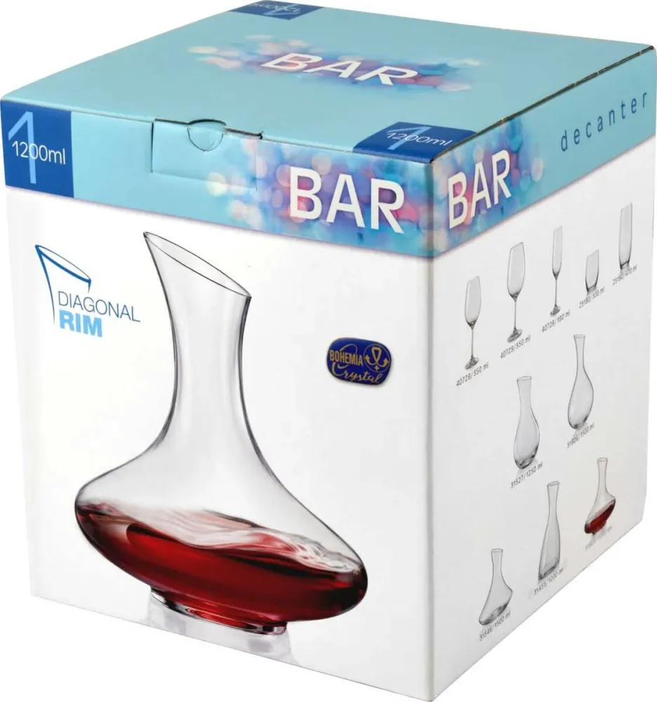 Bohemia Decanter Bar Taglio Diagonale 1.2 lt