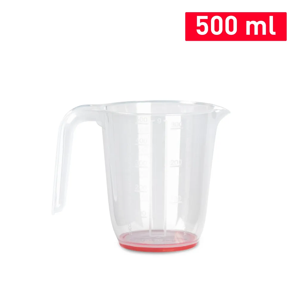 PlasticForte Caraffa Graduata 500ml - Ideale per Misurazioni e Preparazioni Cucina