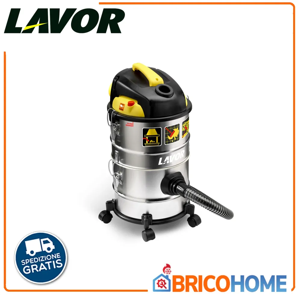 Aspirapolvere - Aspiracenere - Aspiraliquidi LAVOR Ashley Kombo 1200W (4 1) Hot on Sale
