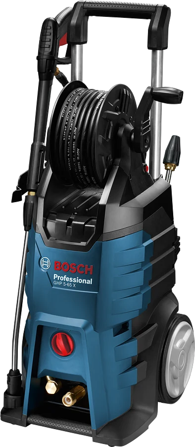 Bosch Professional GHP 5-65 Idropulitrice ad Alta Pressione 160 bar – 2.400 W con 8 m Tubo Rinforzato
