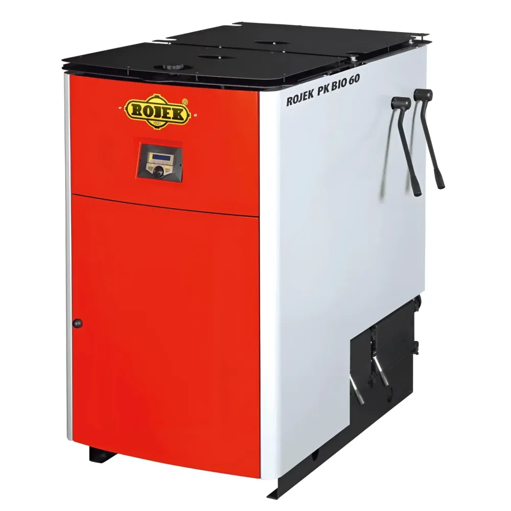 Caldaia gassificazione di legna ROJEK PK BIO 60 55 kW per tronchi