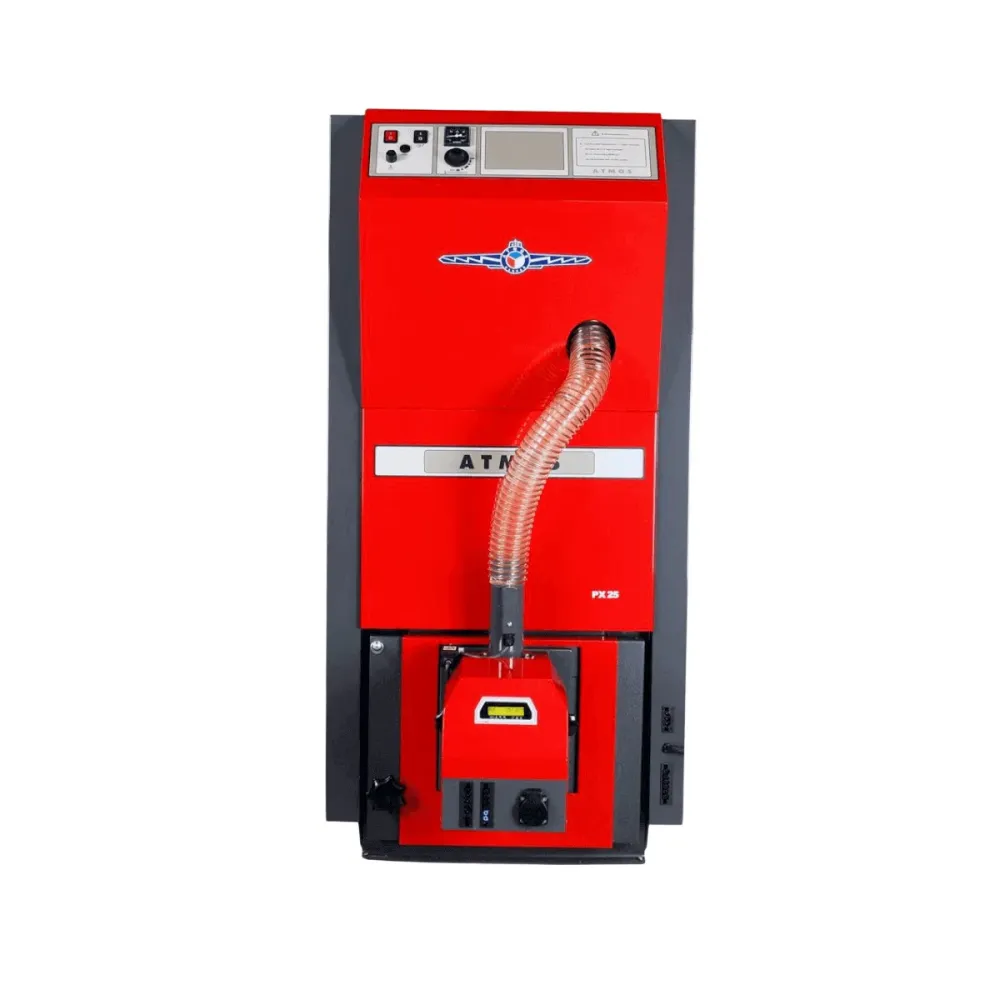 Caldaia pellet Atmos PX10 10 kW con contenitore pellet integrato