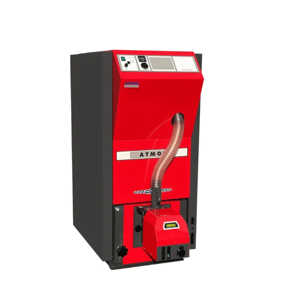 Caldaia pellet Atmos PX10 10 kW con contenitore pellet integrato