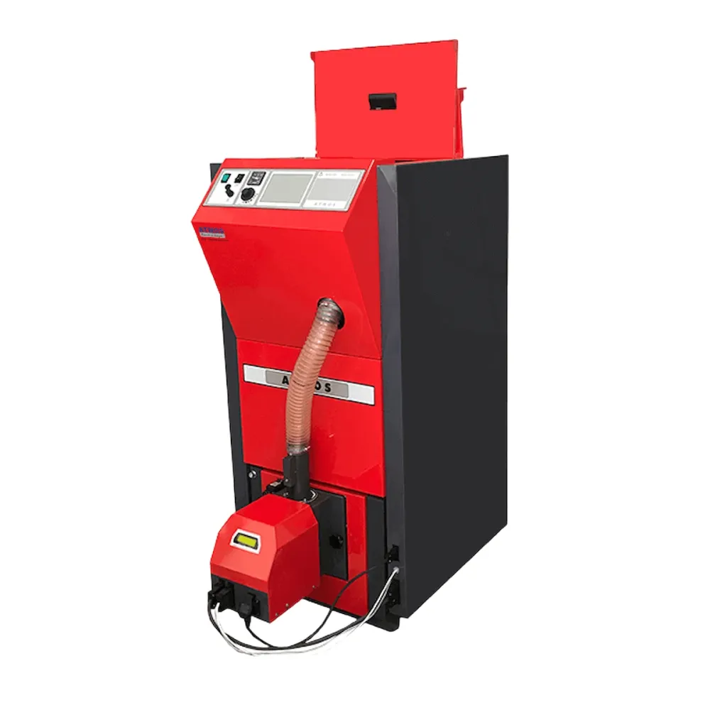 Caldaia pellet Atmos PX25 25 kW con contenitore pellet integrato
