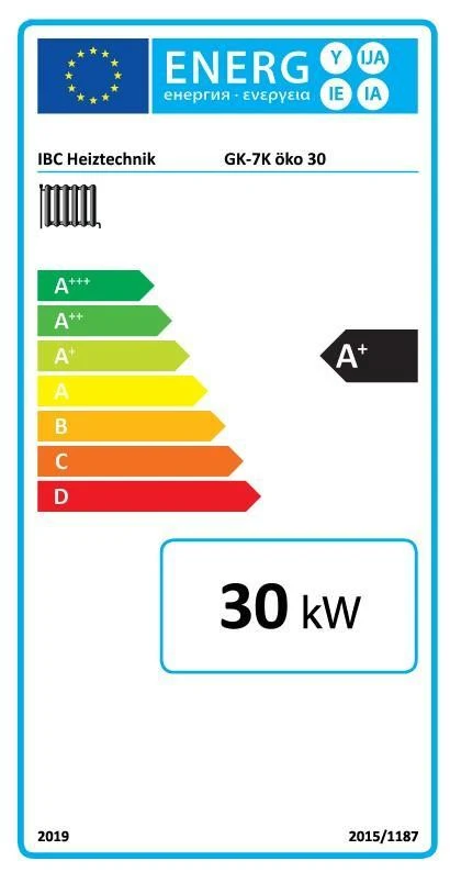 IBC GK-7K öko 30 gassificatore legna 30 kW caldaia combustibile solido +