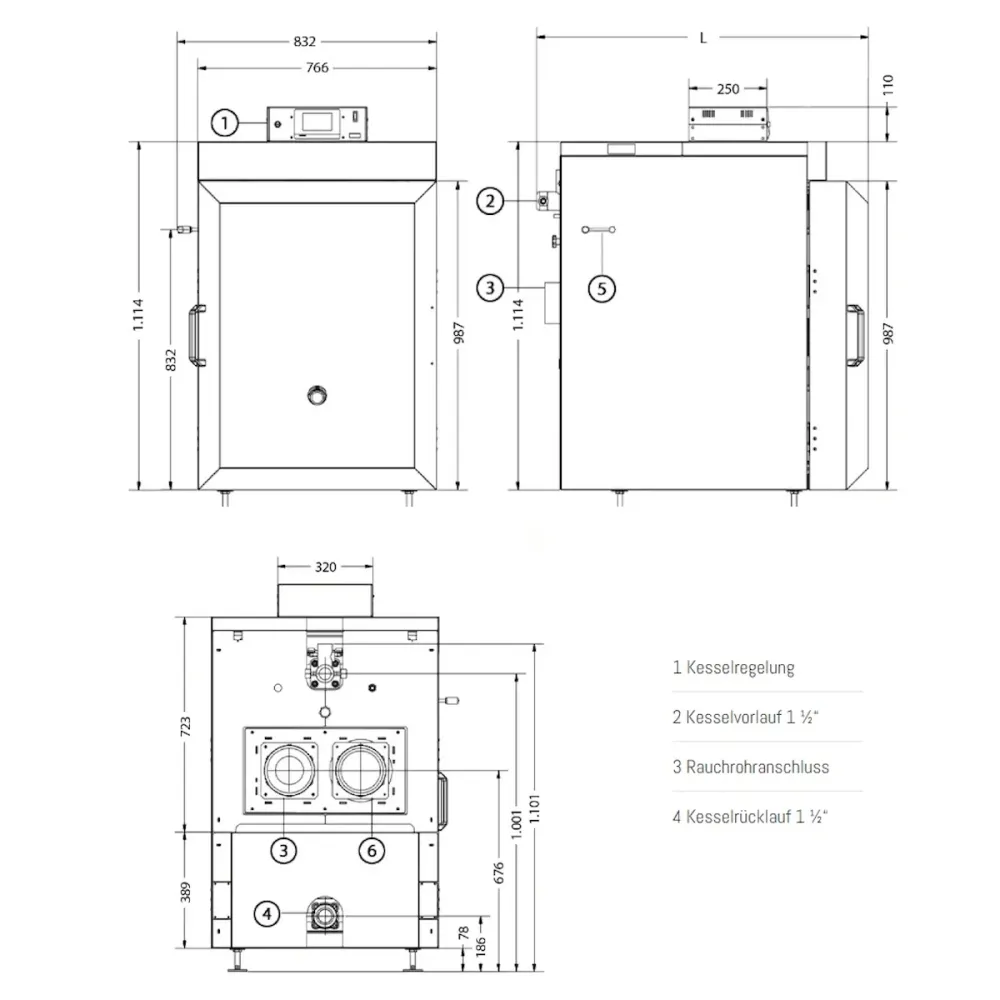 IBC GK-7K öko 30 gassificatore legna 30 kW caldaia combustibile solido +