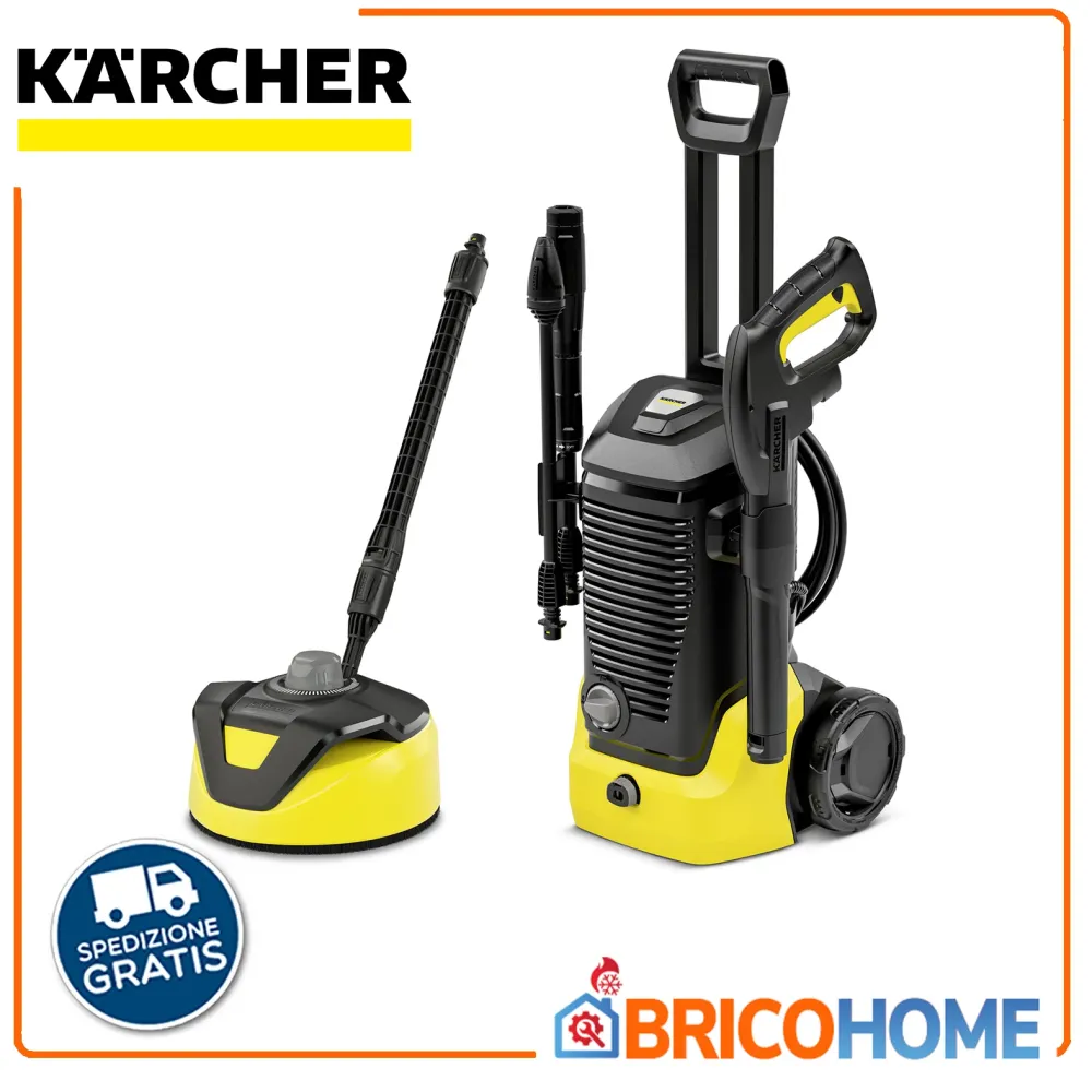 Idropulitrice acqua fredda K5 Black T5 145BAR 2100W con accessori - Karcher Online now