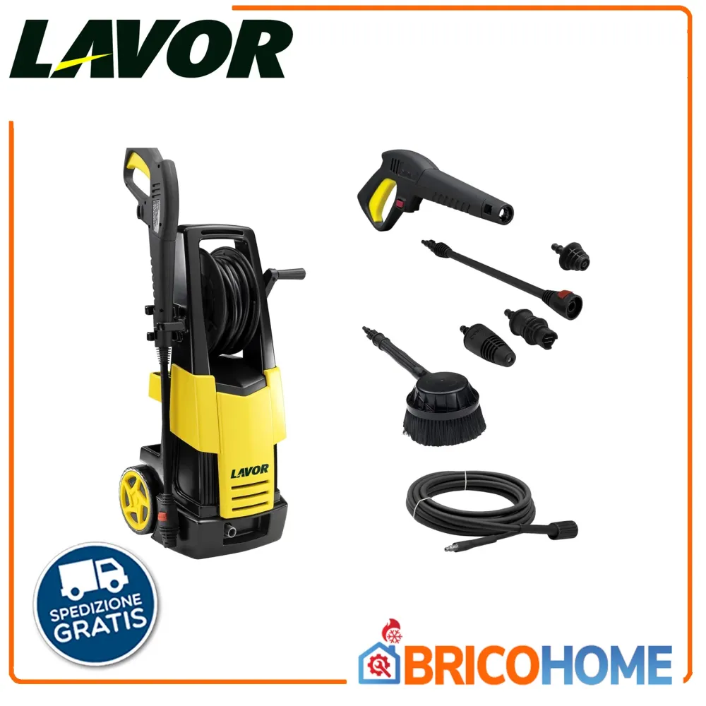 Idropulitrice acqua fredda Wave HR135 135BAR 1900W con accessori - LAVOR Online Hot Sale