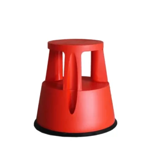 GIERRE Sgabello ROLLINGSTEP, Tondo, con Rotelle, Plastica
