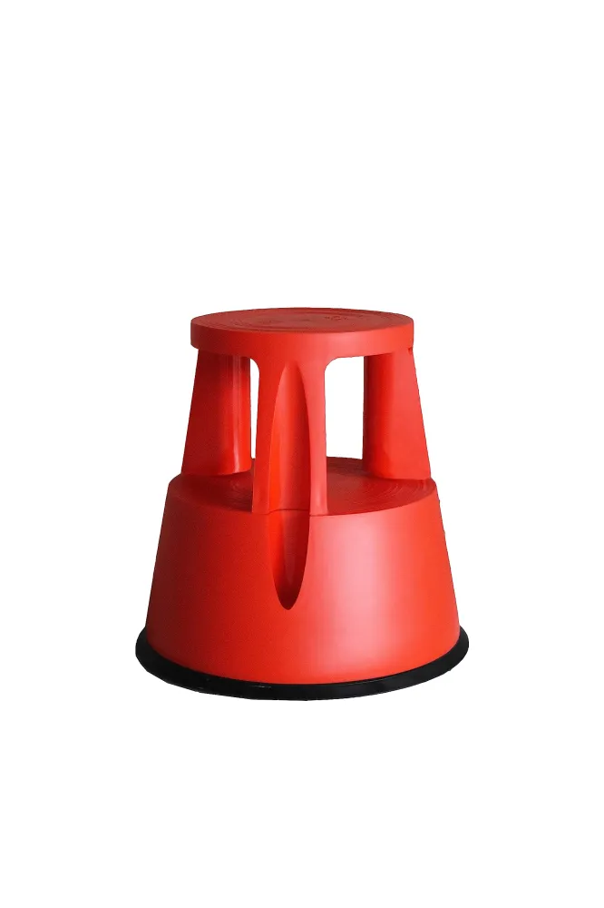 GIERRE Sgabello ROLLINGSTEP, Tondo, con Rotelle, Plastica