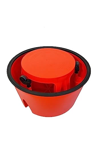 GIERRE Sgabello ROLLINGSTEP, Tondo, con Rotelle, Plastica