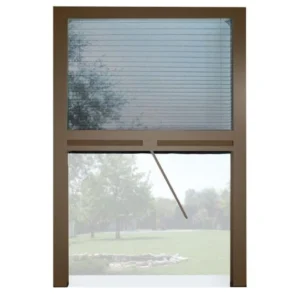 iperbriko Zanzariera Verticale Plisse riducibile Bronzo Melodie 160x h160 cm