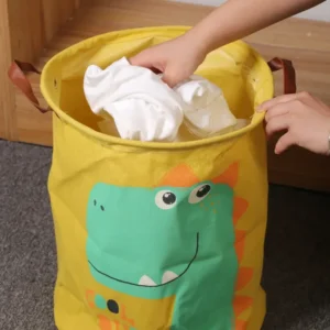 Cesta Contenitore con Dinosauro