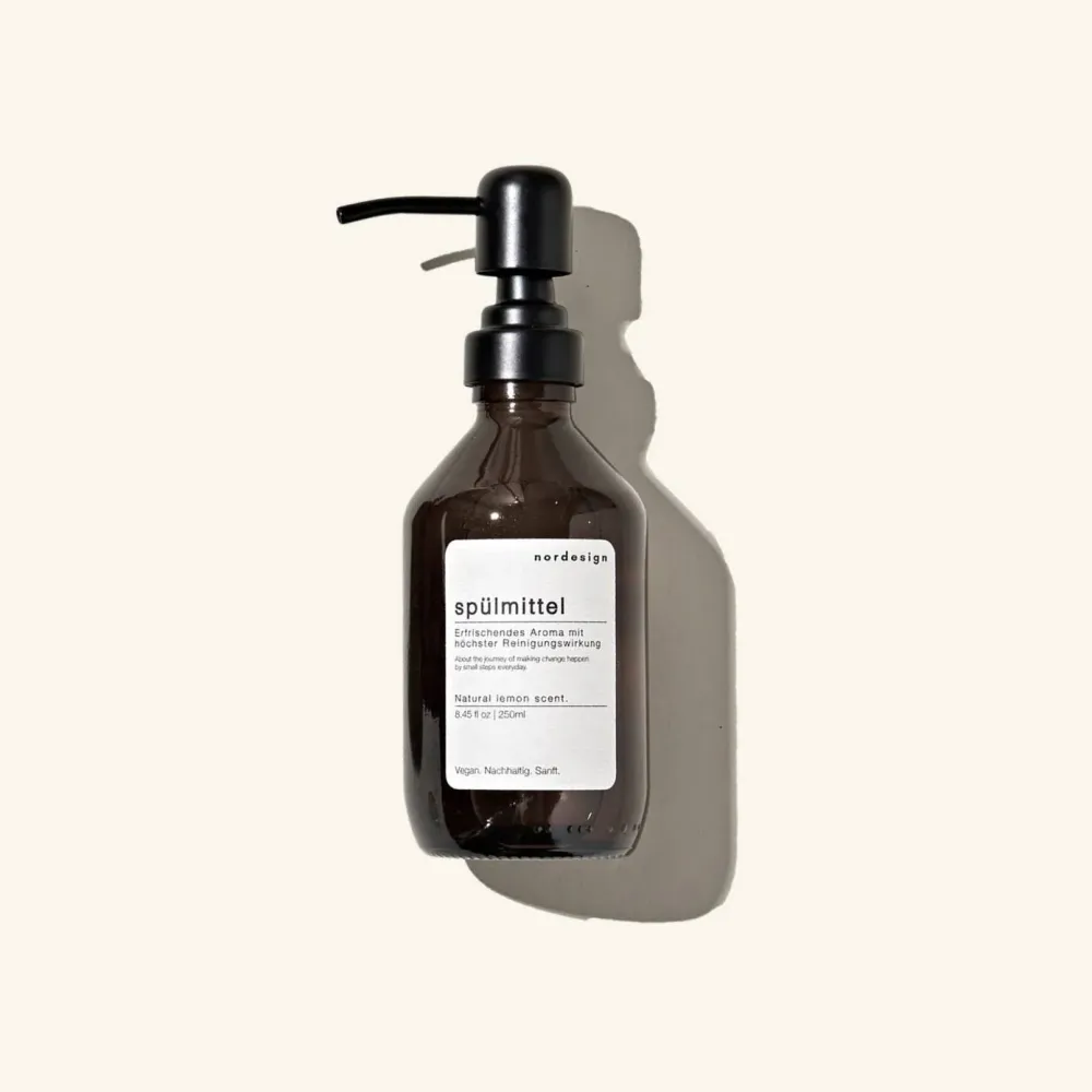 Detergente per piatti ricaricabile - Con distributore pompa acciaio inossidabile