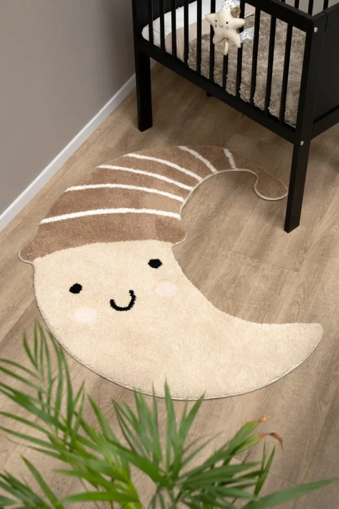 Baby's Only Tappeto Moon Heaven Argilla/Lino Caldo 109X90Cm