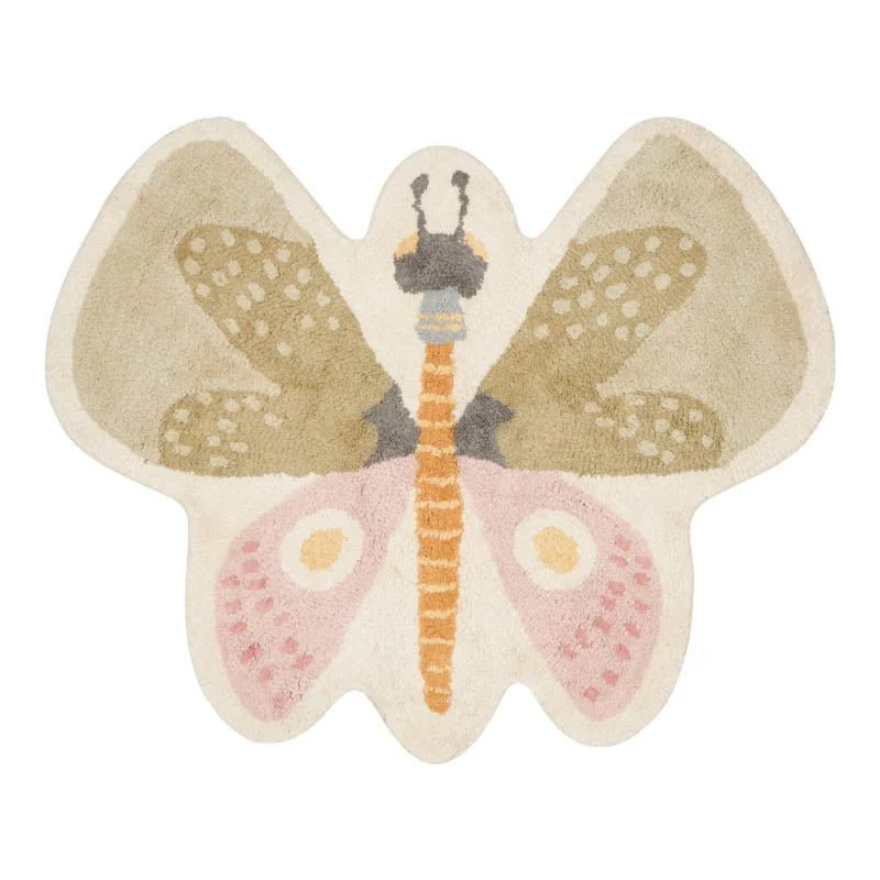 <tc>Little Dutch</tc> Tappeto Butterfly 94X110 cm