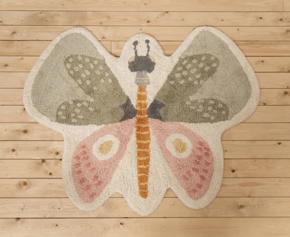 Little Dutch Tappeto Butterfly 94X110 cm
