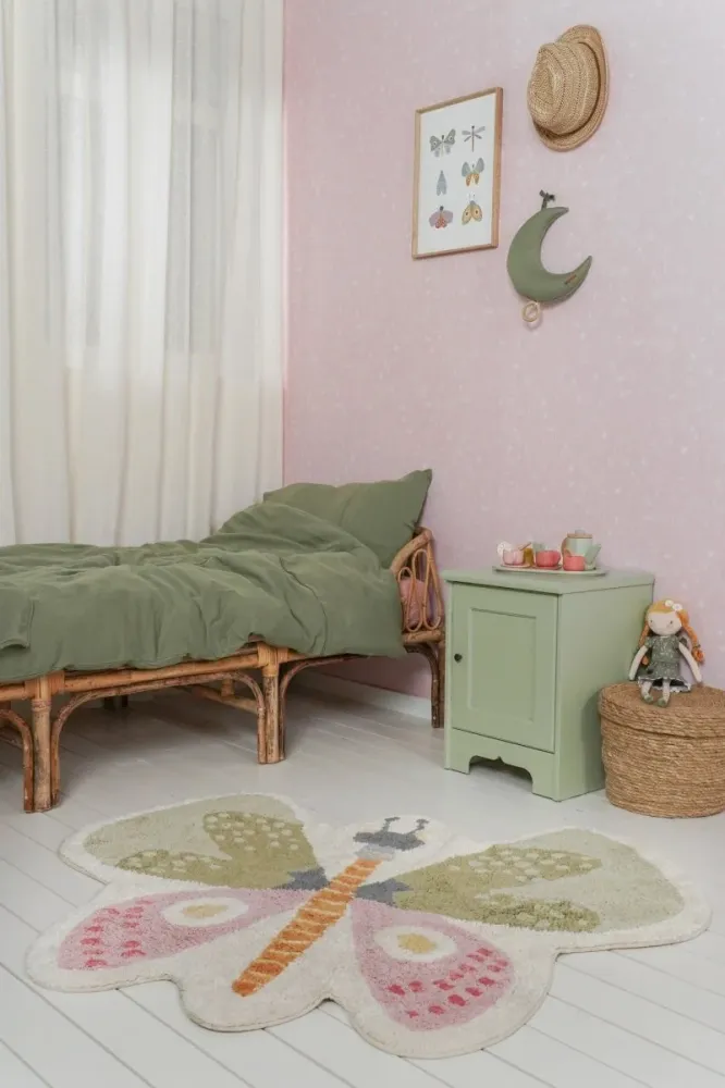 Little Dutch Tappeto Butterfly 94X110 cm