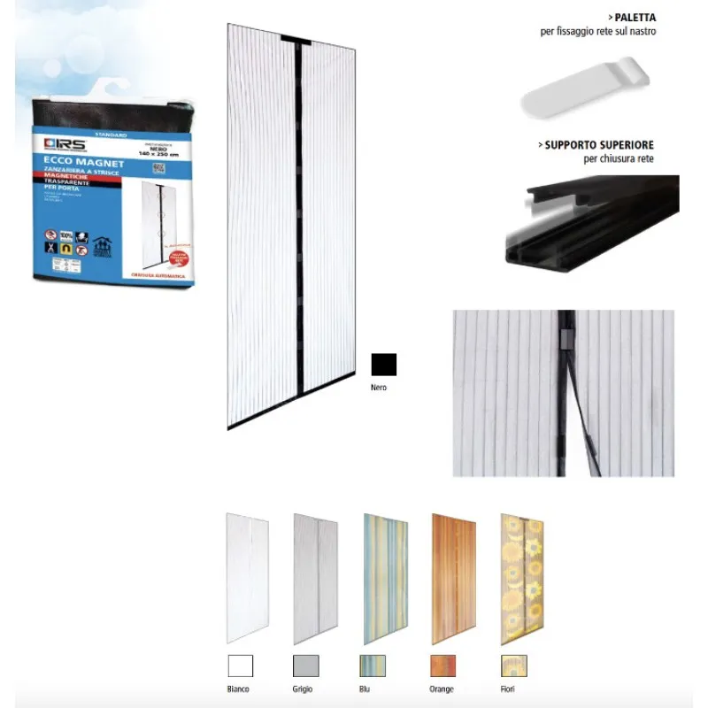 Cassa per Terrazzo Tenda Zanzariera Magnetica Riducibile Ecco Magnet 140X250