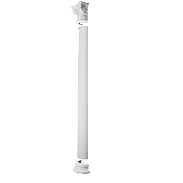 Contenitore da Esterno Base per colonne semisferiche | 160 x 125 x 320 mm | K1151
