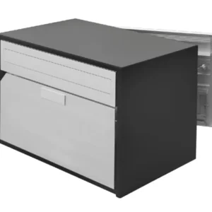 HUBER Cassetta postale AG Alu 400 continua 415x592x292 mm RAL 7016 antracite
