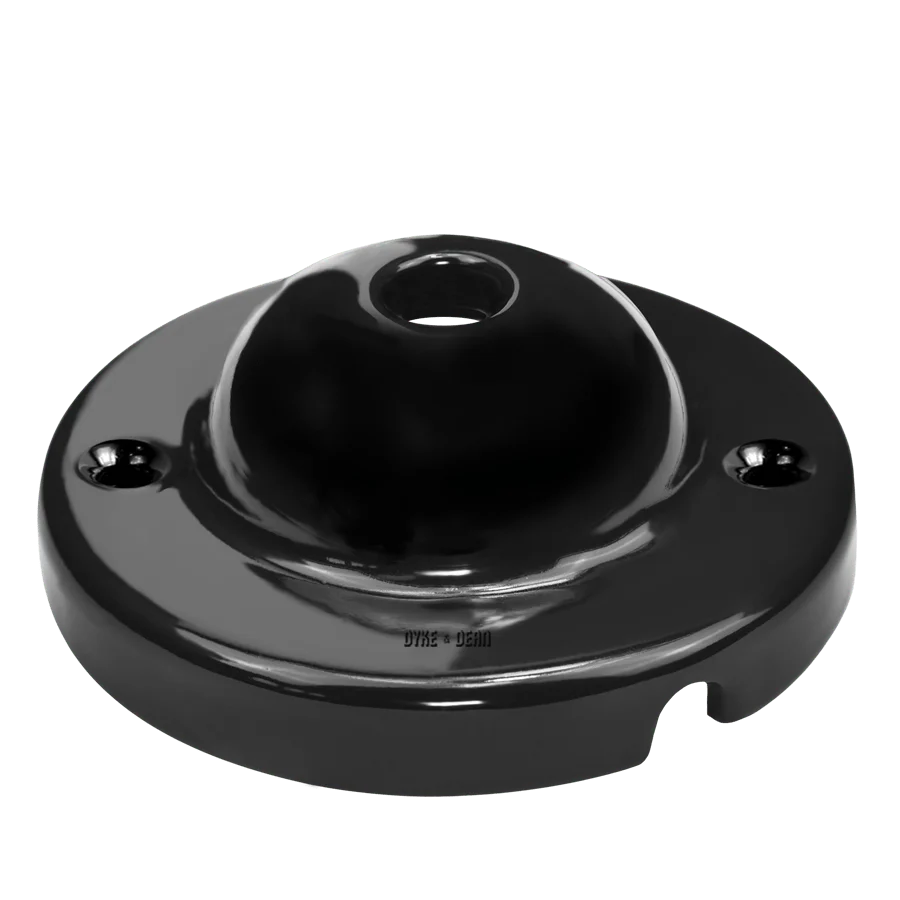 ROSONE CERAMICA NERA DOPPIA CUPOLA DYKE & DEAN