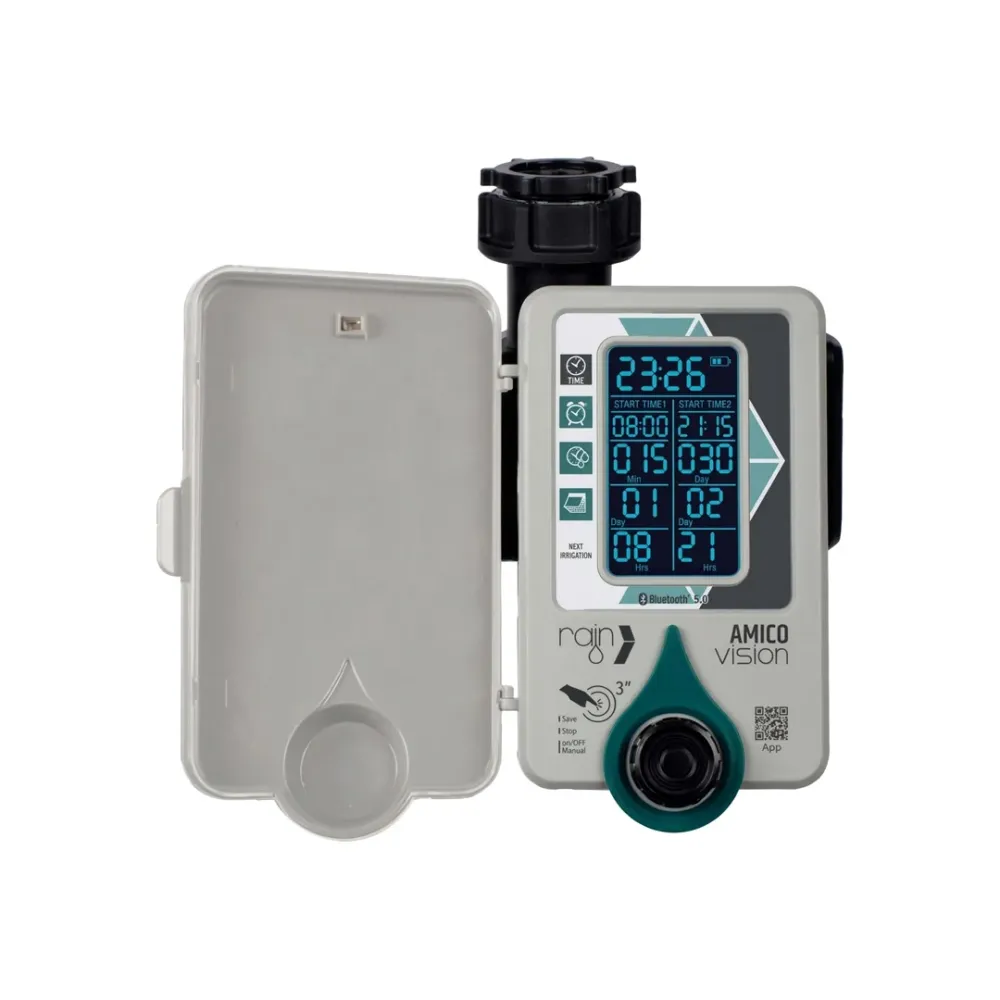 Centralina irrigazione smart Amico +1 Vision Rain app smartphone batteria