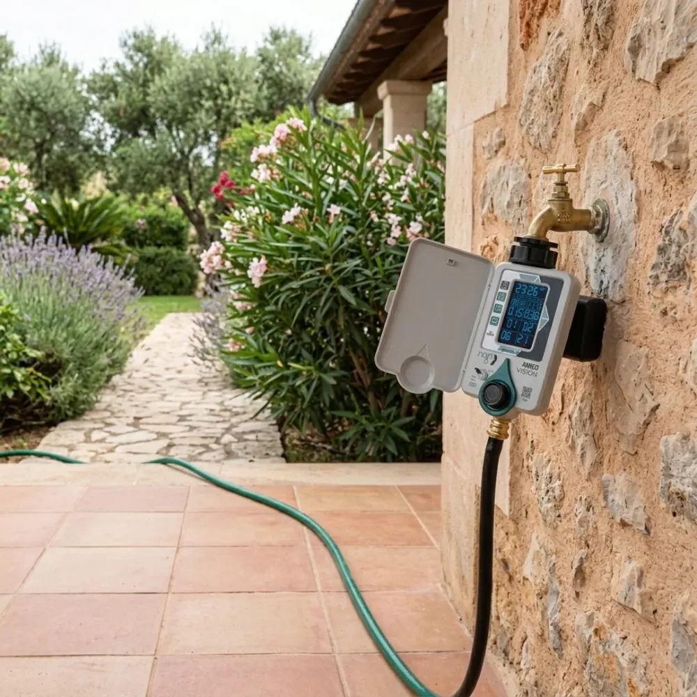 Centralina irrigazione smart Amico +1 Vision Rain app smartphone batteria