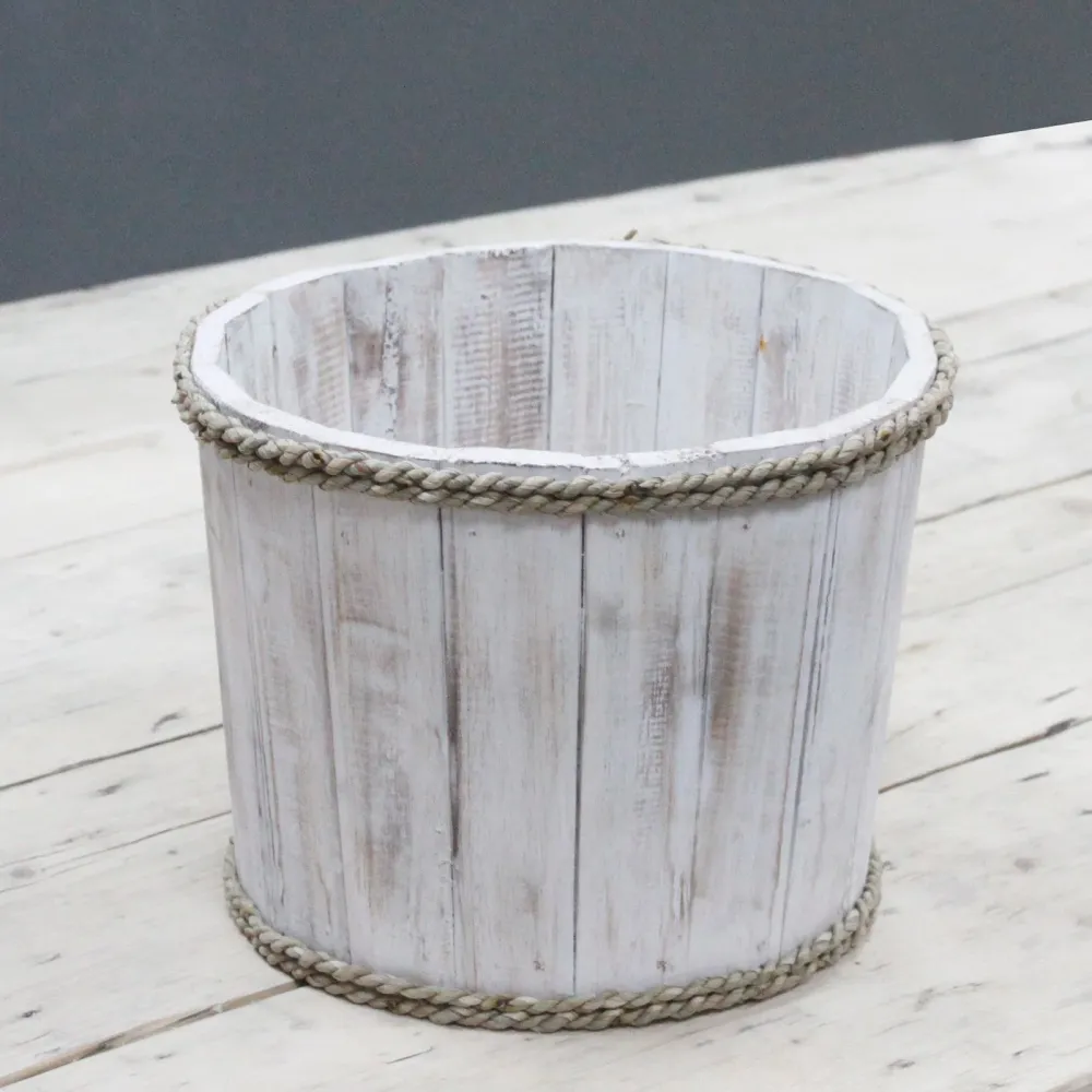 Contenitore legno sbiancato 21x29cm