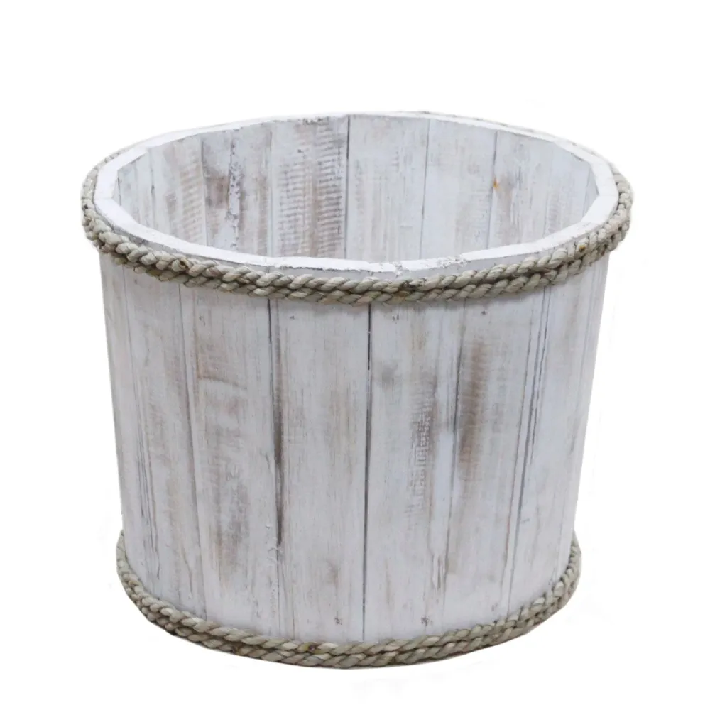 Contenitore legno sbiancato 21x29cm