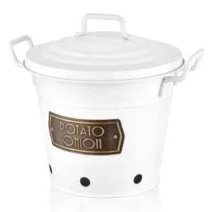Il secchiello per cipolle Mia Potato - Bianco Selected Products - 871
