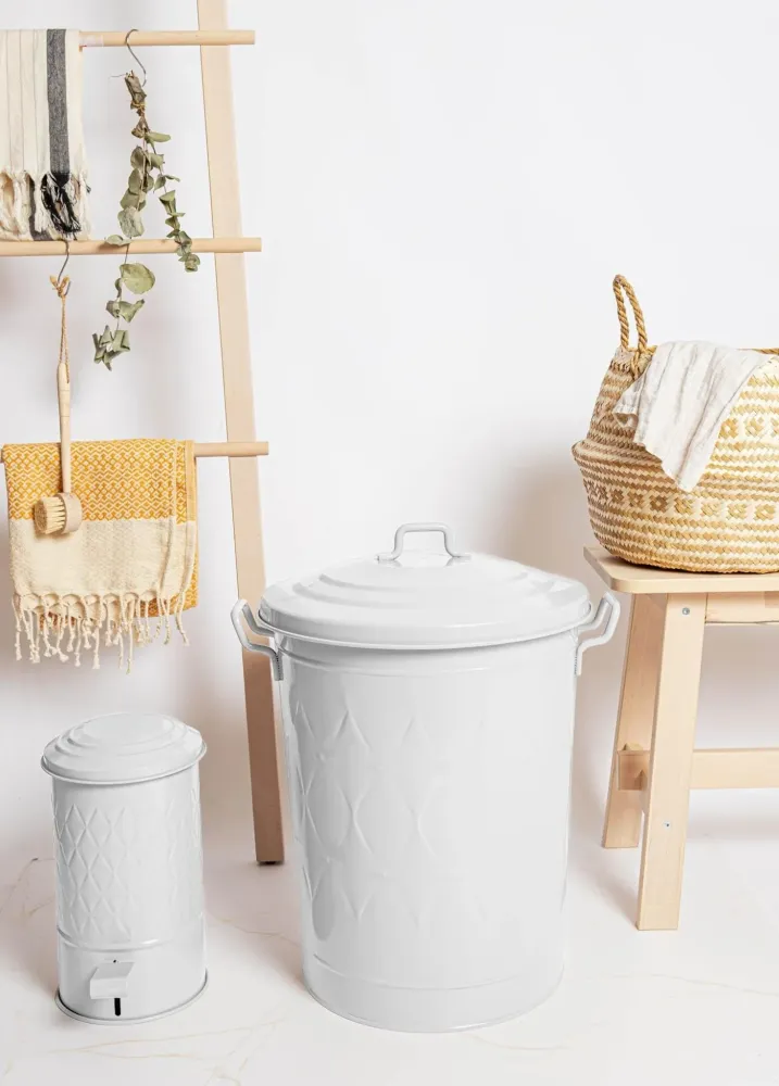 Il portabiancheria Mia Prism bianco Selected Products - 871