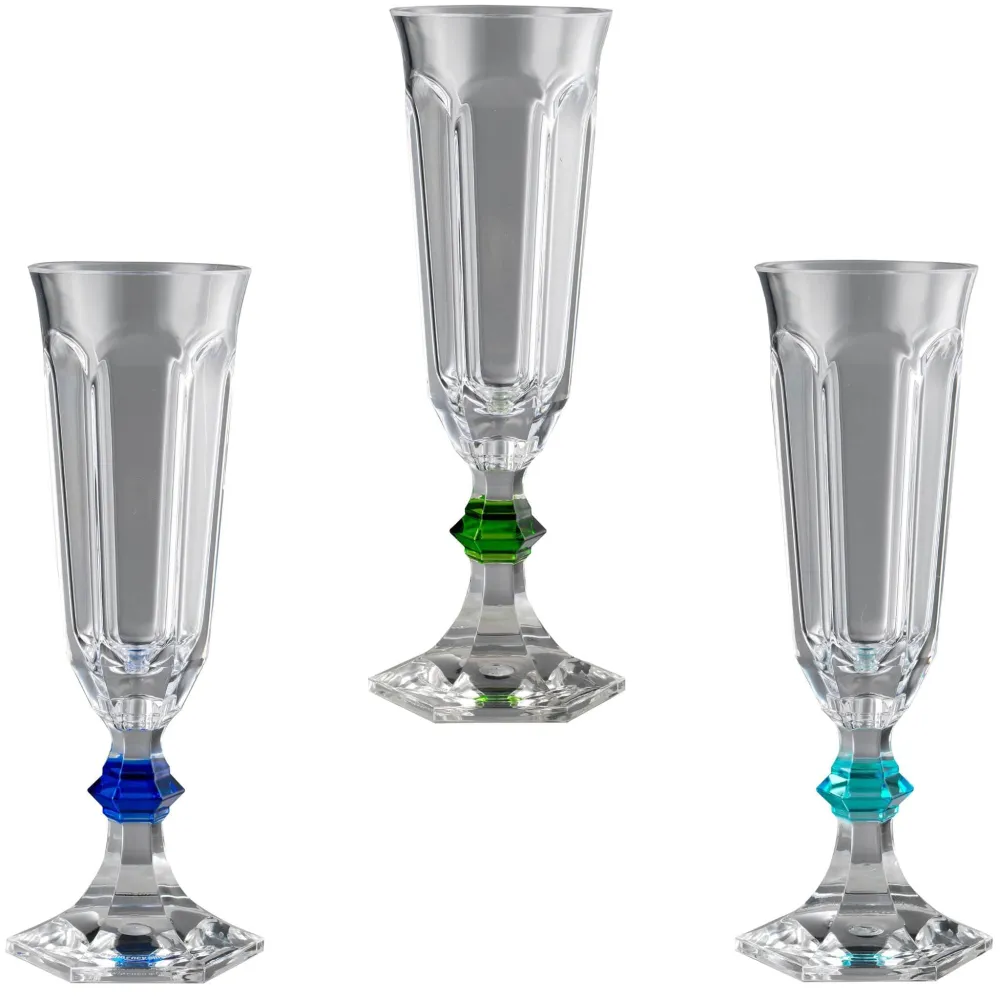 Mario Luca Giusti Rolling Stones Champagne Flute Set 3