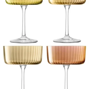 LSA Champagner/Cocktail Glass 4 Set Gems 230ml Bernstein ASSO LSAGM21