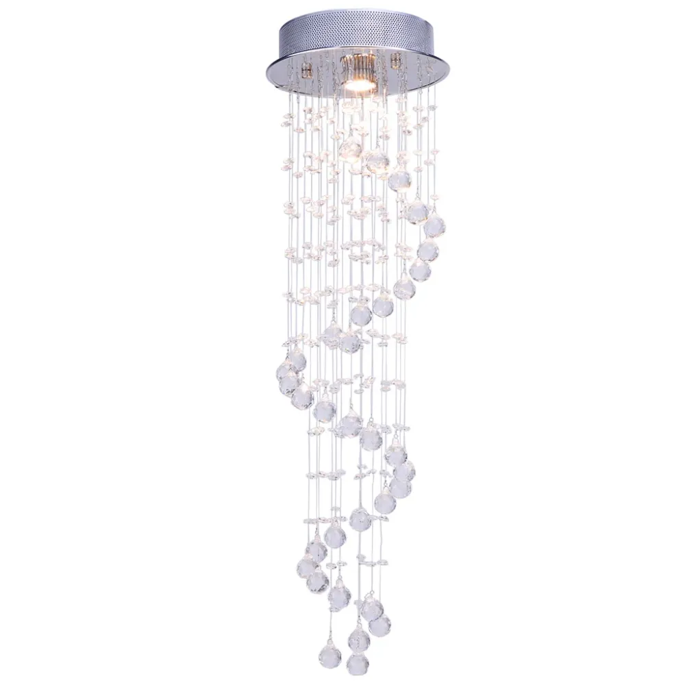 Lampadario da soffitto cristallo Ø 25 cm 1 x GU10