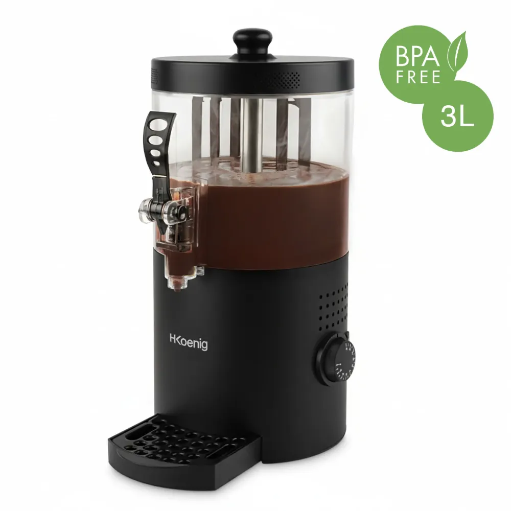 Ⓜ️🔵🔵🔵 H.Koenig SHK802 - [📦🚨Spedizione immediata!🚚💨] Distributore cioccolata calda, CIOCCOLATIERA, senza BPA, BPA FREE, cor...