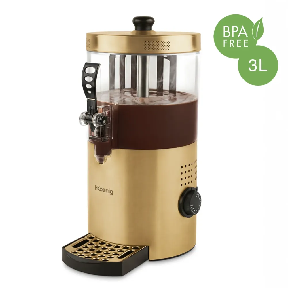 Ⓜ️🔵🔵🔵 H.Koenig SHK804 - [📦🚨Spedizione immediata!🚚💨] Distributore cioccolata calda, CIOCCOLATIERA, senza BPA, BPA FREE, cor...