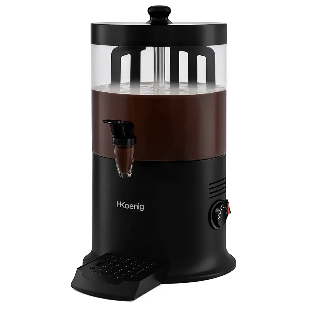 Ⓜ️🔵🔵🔵 H.Koenig SHK900 - Distributore cioccolata calda, CIOCCOLATIERA, capienza 6 litri, SENZA BPA, BPA Free, lavabile lava...