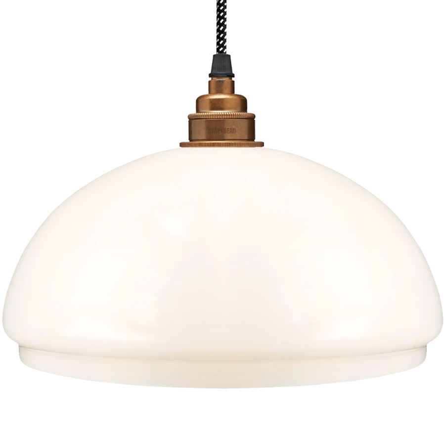 LAMPADA CUPOLA VETRO OPALE SMALL DYKE & DEAN