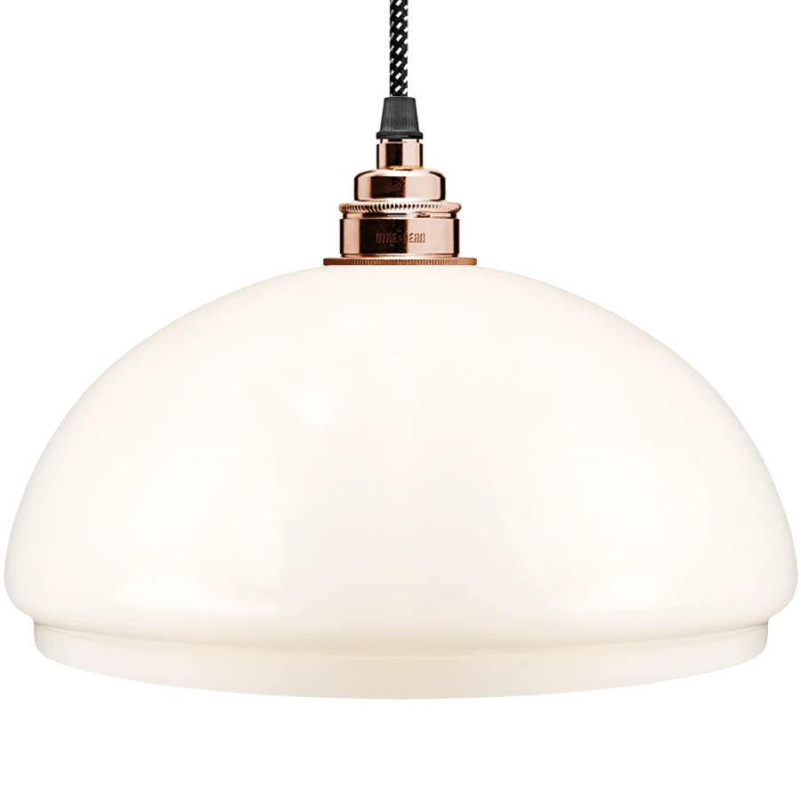 LAMPADA CUPOLA VETRO OPALE SMALL DYKE & DEAN